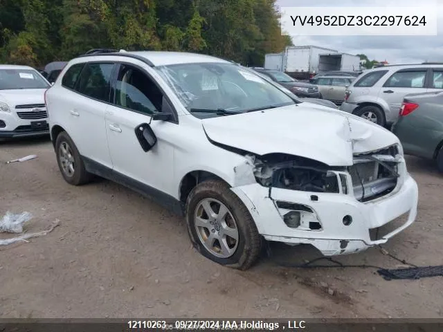 2012 Volvo Xc60 3.2 VIN: YV4952DZ3C2297624 Lot: 12110263