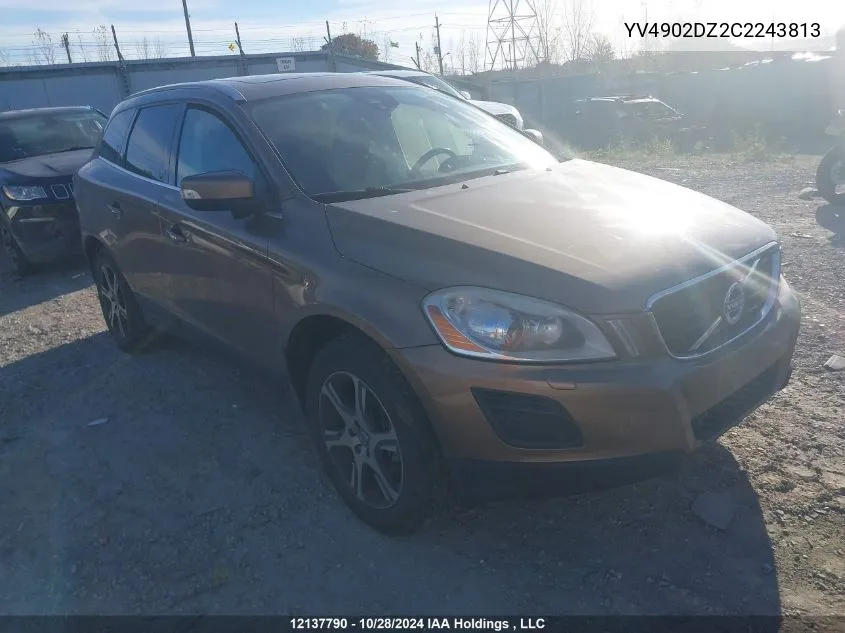 2012 Volvo Xc60 VIN: YV4902DZ2C2243813 Lot: 12137790