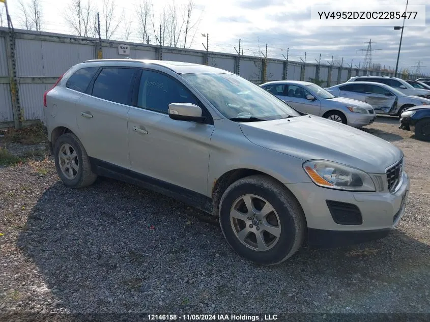 2012 Volvo Xc60 VIN: YV4952DZ0C2285477 Lot: 12146158