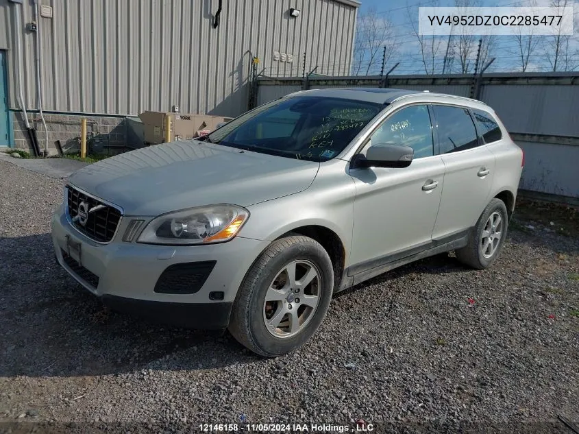 2012 Volvo Xc60 VIN: YV4952DZ0C2285477 Lot: 12146158