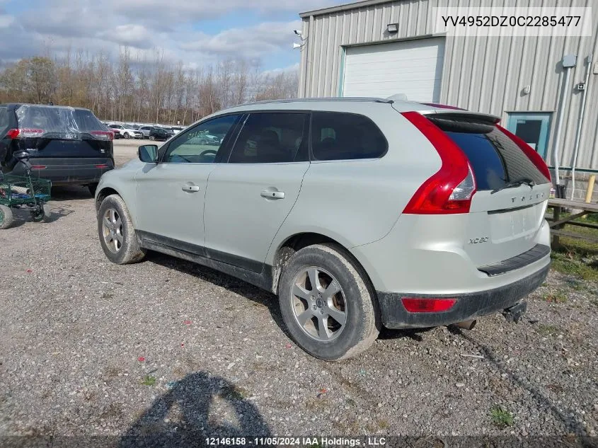 2012 Volvo Xc60 VIN: YV4952DZ0C2285477 Lot: 12146158