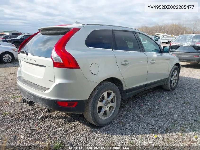 2012 Volvo Xc60 VIN: YV4952DZ0C2285477 Lot: 12146158