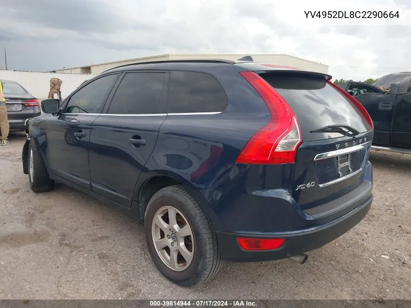 YV4952DL8C2290664 2012 Volvo Xc60 3.2/3.2 Platinum/3.2 Premier/3.2 Premier Plus