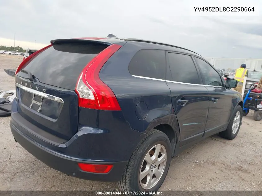 2012 Volvo Xc60 3.2/3.2 Platinum/3.2 Premier/3.2 Premier Plus VIN: YV4952DL8C2290664 Lot: 39814944