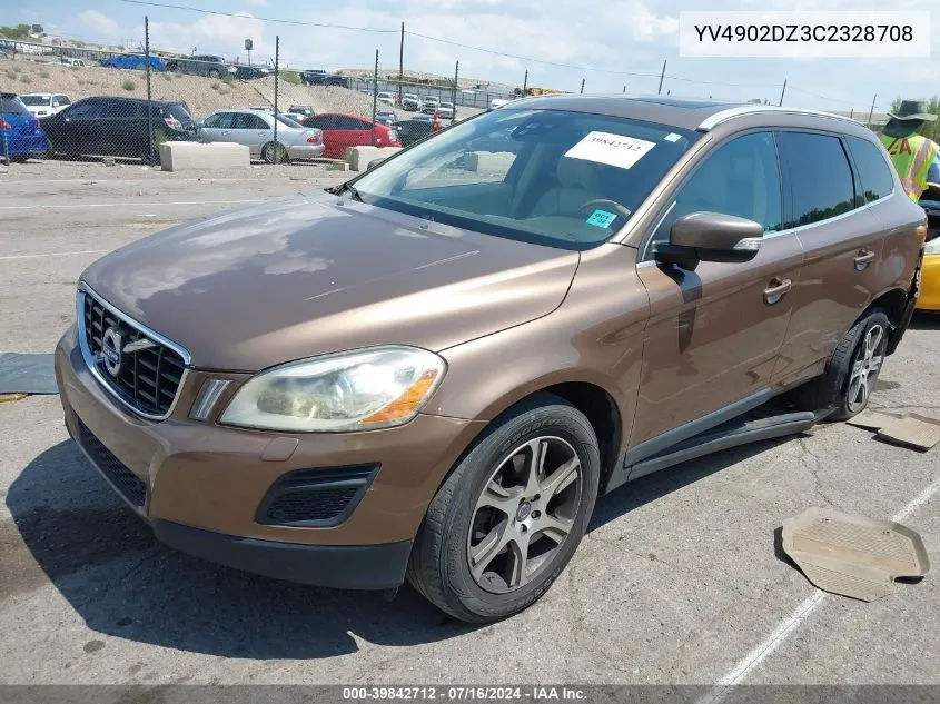 2012 Volvo Xc60 T6/T6 Platinum/T6 Premier Plus/T6 R-Design/T6 R-Design Platinum/T6 R-Design Premier Plus VIN: YV4902DZ3C2328708 Lot: 39842712