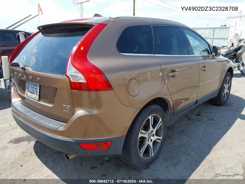 2012 Volvo Xc60 T6/T6 Platinum/T6 Premier Plus/T6 R-Design/T6 R-Design Platinum/T6 R-Design Premier Plus VIN: YV4902DZ3C2328708 Lot: 39842712