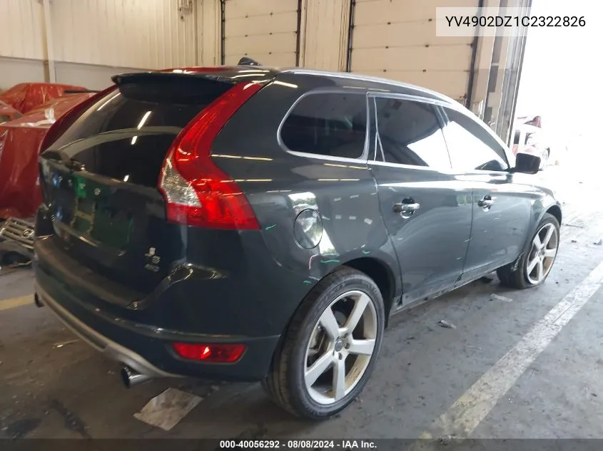 YV4902DZ1C2322826 2012 Volvo Xc60 T6/T6 Platinum/T6 Premier Plus/T6 R-Design/T6 R-Design Platinum/T6 R-Design Premier Plus