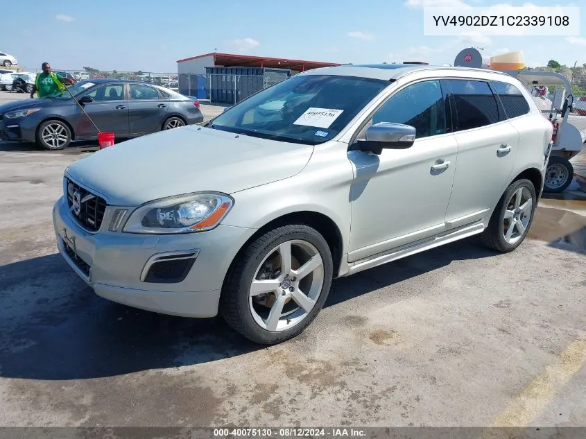 2012 Volvo Xc60 T6/T6 Platinum/T6 Premier Plus/T6 R-Design/T6 R-Design Platinum/T6 R-Design Premier Plus VIN: YV4902DZ1C2339108 Lot: 40075130