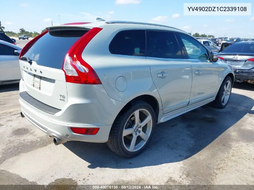 YV4902DZ1C2339108 2012 Volvo Xc60 T6/T6 Platinum/T6 Premier Plus/T6 R-Design/T6 R-Design Platinum/T6 R-Design Premier Plus