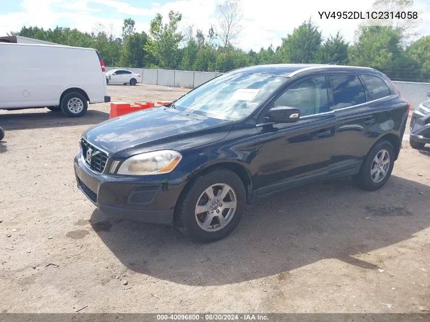 YV4952DL1C2314058 2012 Volvo Xc60 3.2/3.2 Platinum/3.2 Premier/3.2 Premier Plus