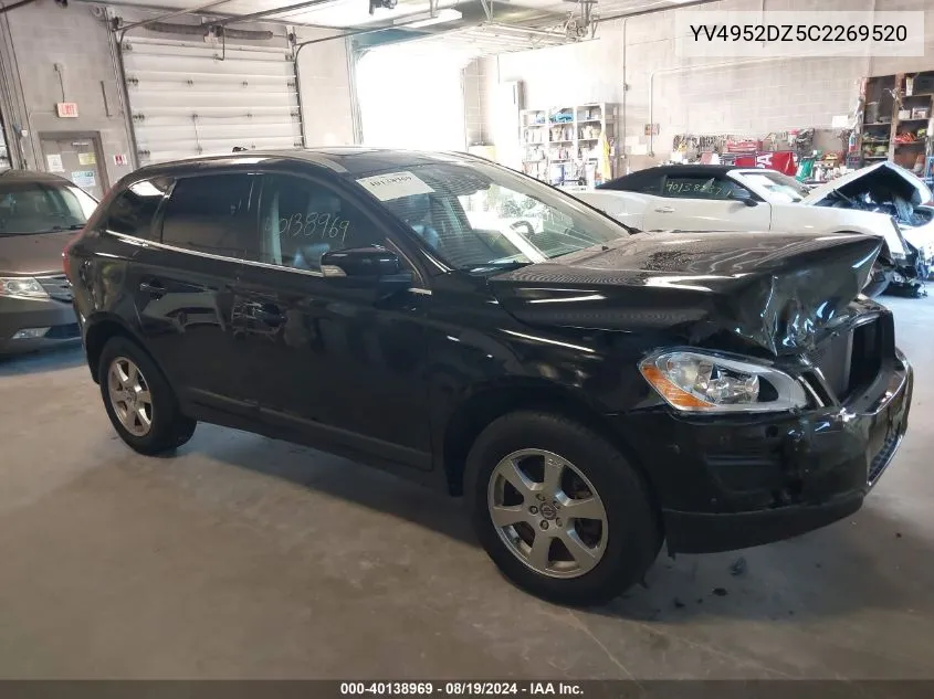 2012 Volvo Xc60 3.2/3.2 Platinum/3.2 Premier/3.2 Premier Plus VIN: YV4952DZ5C2269520 Lot: 40138969