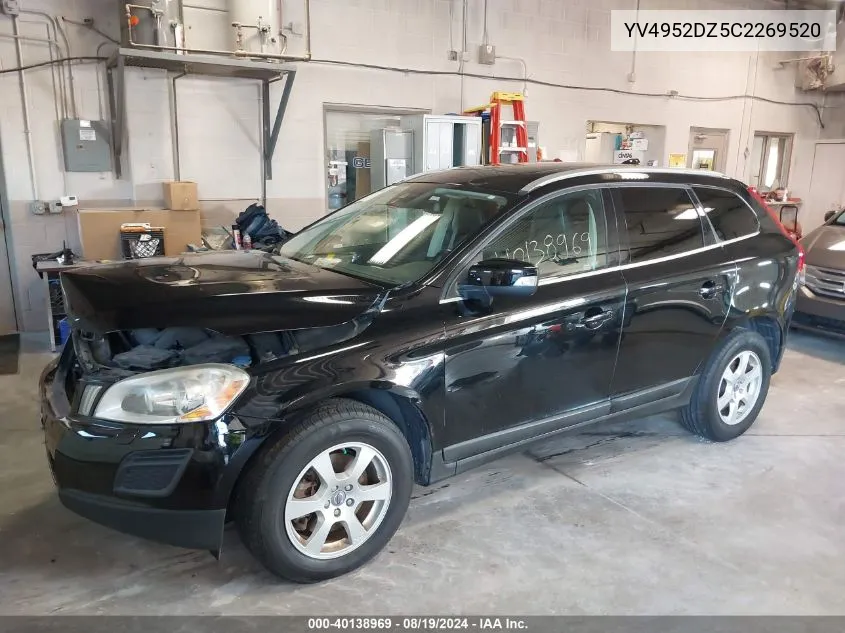 YV4952DZ5C2269520 2012 Volvo Xc60 3.2/3.2 Platinum/3.2 Premier/3.2 Premier Plus