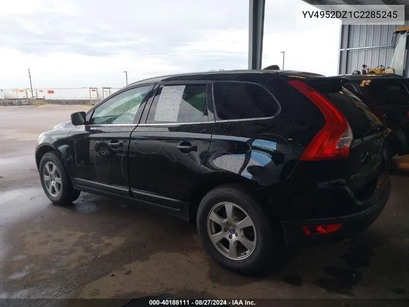 2012 Volvo Xc60 3.2/3.2 Platinum/3.2 Premier/3.2 Premier Plus VIN: YV4952DZ1C2285245 Lot: 40188111