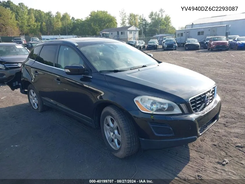 2012 Volvo Xc60 3.2 Premier VIN: YV4940DZ6C2293087 Lot: 40199707