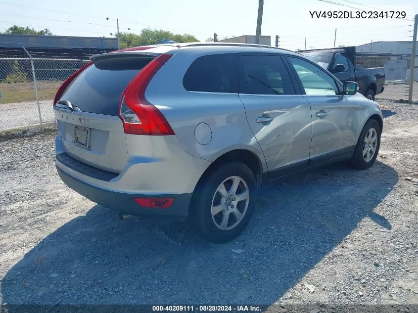 2012 Volvo Xc60 3.2/3.2 Platinum/3.2 Premier/3.2 Premier Plus VIN: YV4952DL3C2341729 Lot: 40209111