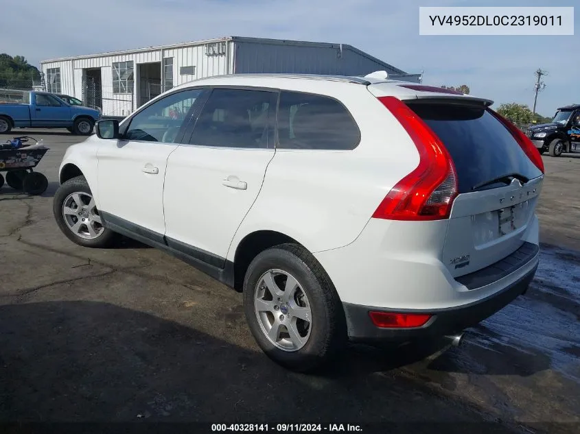 YV4952DL0C2319011 2012 Volvo Xc60 3.2/3.2 Platinum/3.2 Premier/3.2 Premier Plus