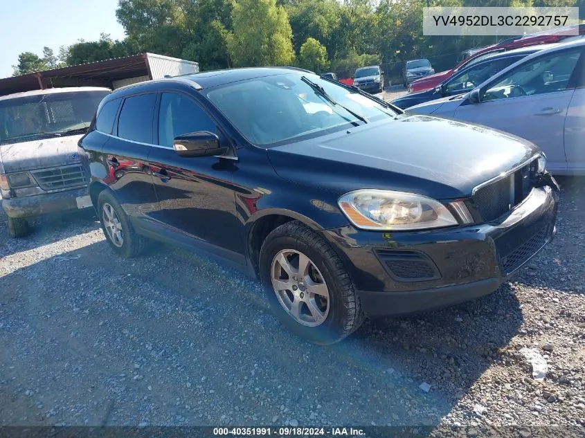 2012 Volvo Xc60 3.2 VIN: YV4952DL3C2292757 Lot: 40351991