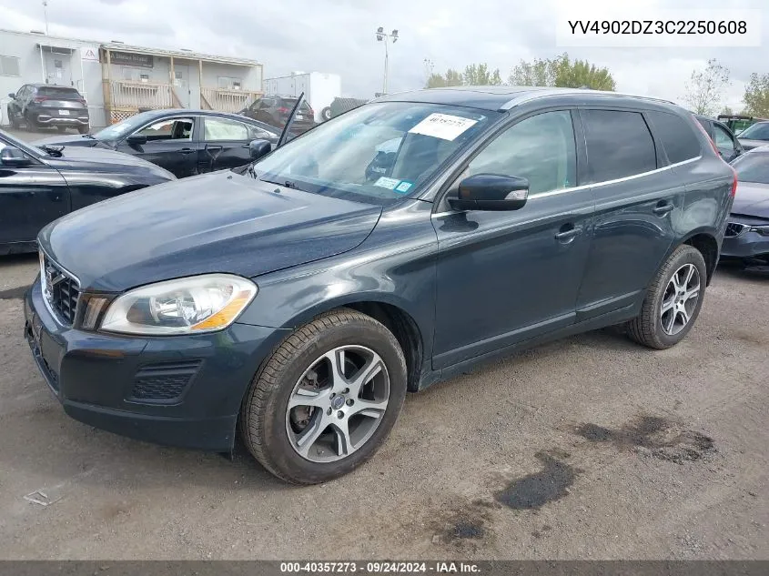 2012 Volvo Xc60 T6 Premier Plus VIN: YV4902DZ3C2250608 Lot: 40357273