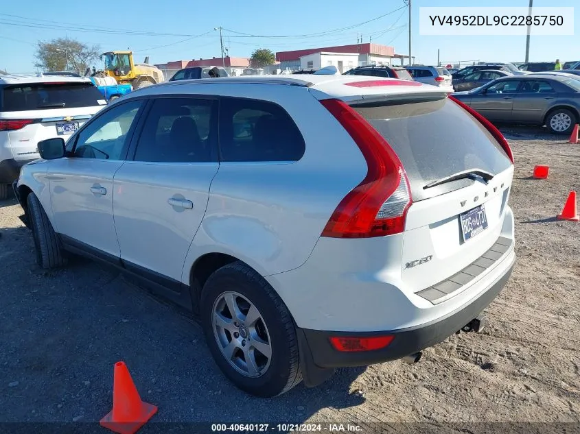 2012 Volvo Xc60 3.2 Premier VIN: YV4952DL9C2285750 Lot: 40640127