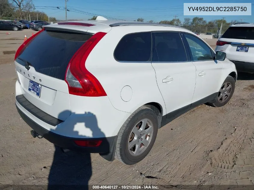 2012 Volvo Xc60 3.2 Premier VIN: YV4952DL9C2285750 Lot: 40640127