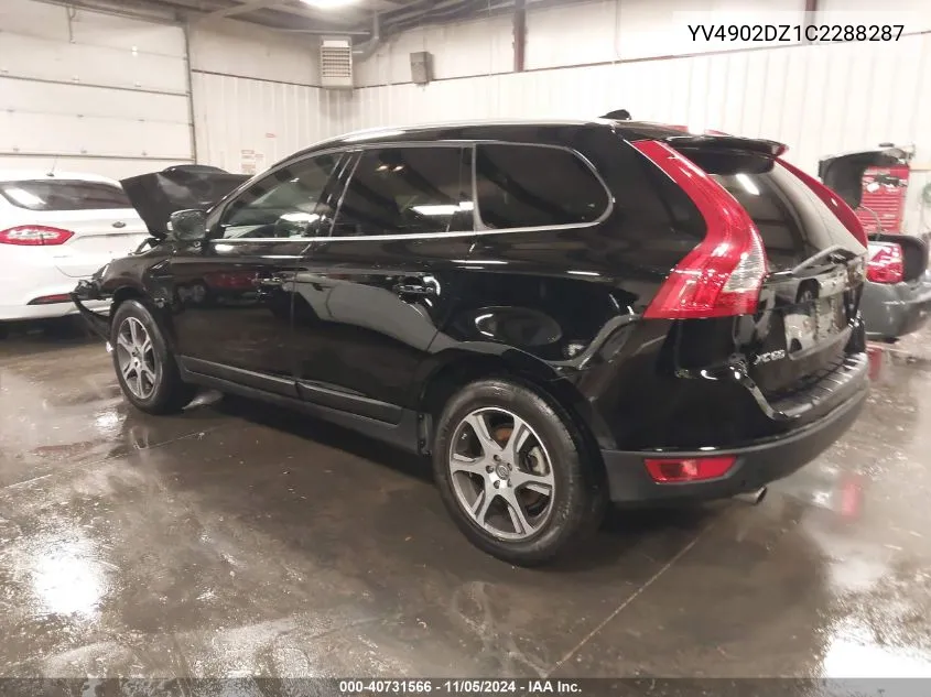 YV4902DZ1C2288287 2012 Volvo Xc60 T6/T6 Platinum/T6 Premier Plus/T6 R-Design/T6 R-Design Platinum/T6 R-Design Premier Plus