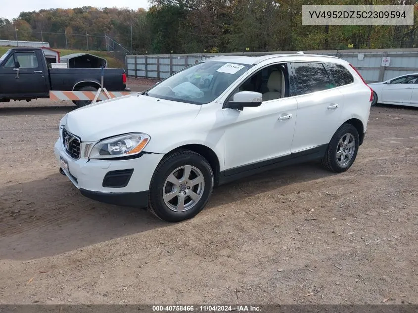 YV4952DZ5C2309594 2012 Volvo Xc60 3.2/3.2 Platinum/3.2 Premier/3.2 Premier Plus