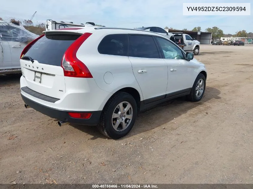 YV4952DZ5C2309594 2012 Volvo Xc60 3.2/3.2 Platinum/3.2 Premier/3.2 Premier Plus