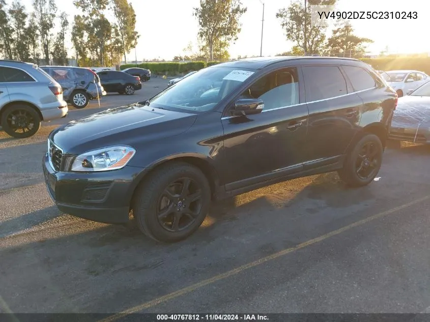 YV4902DZ5C2310243 2012 Volvo Xc60 T6/T6 Platinum/T6 Premier Plus/T6 R-Design/T6 R-Design Platinum/T6 R-Design Premier Plus