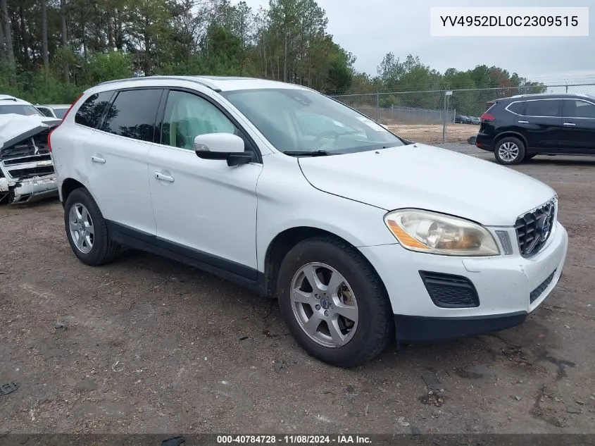 2012 Volvo Xc60 3.2/3.2 Platinum/3.2 Premier/3.2 Premier Plus VIN: YV4952DL0C2309515 Lot: 40784728