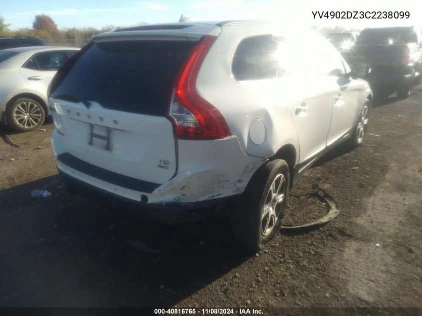 2012 Volvo Xc60 T6 R-Design VIN: YV4902DZ3C2238099 Lot: 40816765