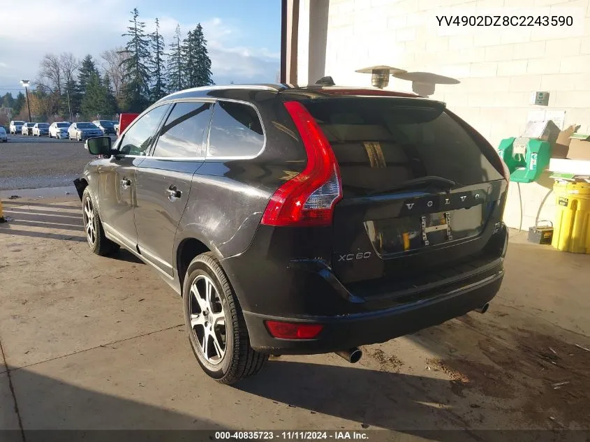 2012 Volvo Xc60 T6 Platinum VIN: YV4902DZ8C2243590 Lot: 40835723