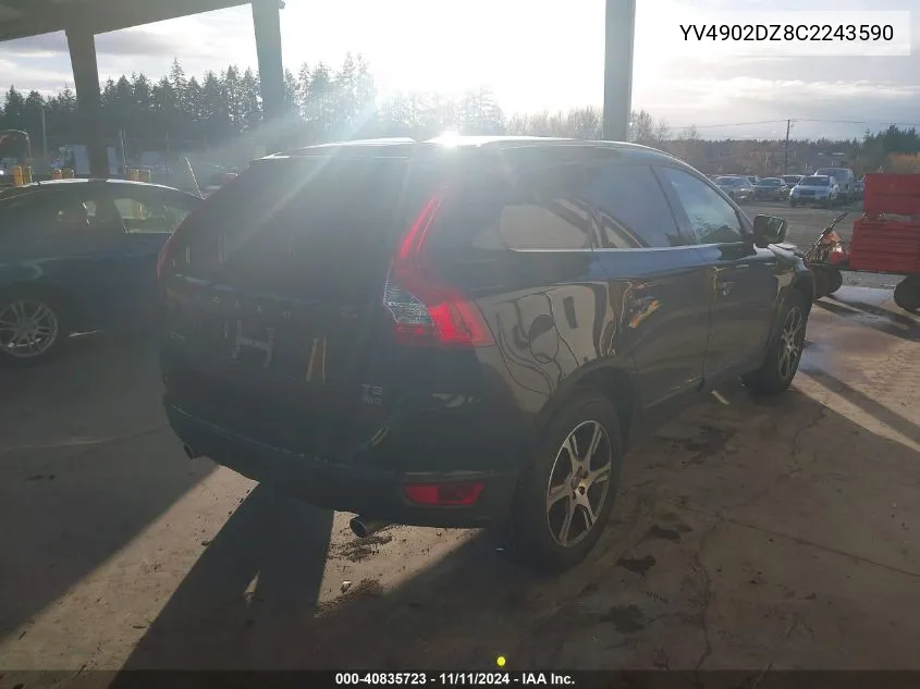 2012 Volvo Xc60 T6 Platinum VIN: YV4902DZ8C2243590 Lot: 40835723