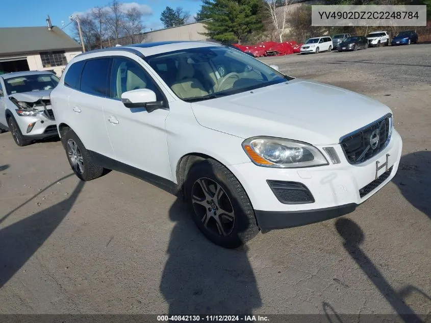 2012 Volvo Xc60 T6 R-Design Platinum VIN: YV4902DZ2C2248784 Lot: 40842130