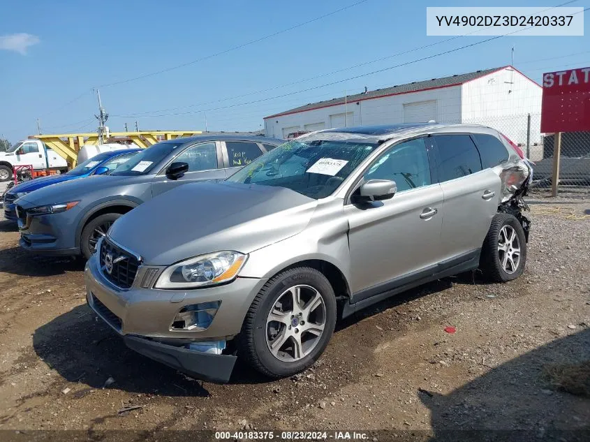 2013 Volvo Xc60 T6 VIN: YV4902DZ3D2420337 Lot: 40183375