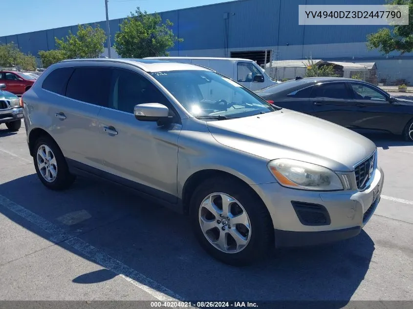 2013 Volvo Xc60 3.2 Premier Plus VIN: YV4940DZ3D2447790 Lot: 40204021