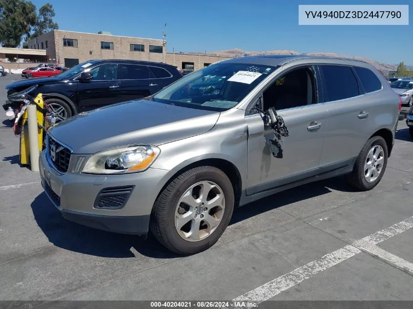 2013 Volvo Xc60 3.2 Premier Plus VIN: YV4940DZ3D2447790 Lot: 40204021