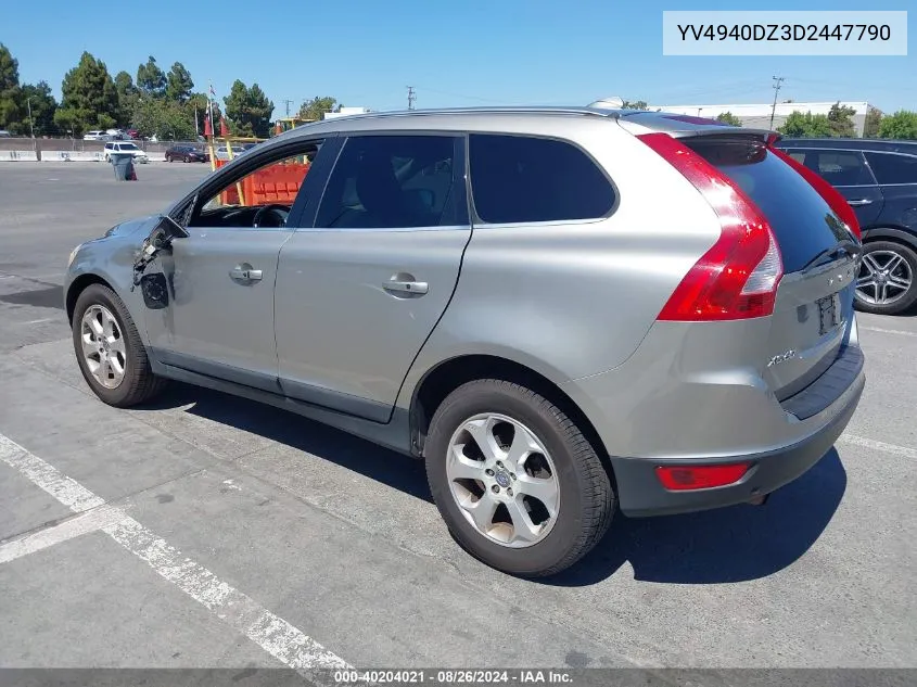 2013 Volvo Xc60 3.2 Premier Plus VIN: YV4940DZ3D2447790 Lot: 40204021