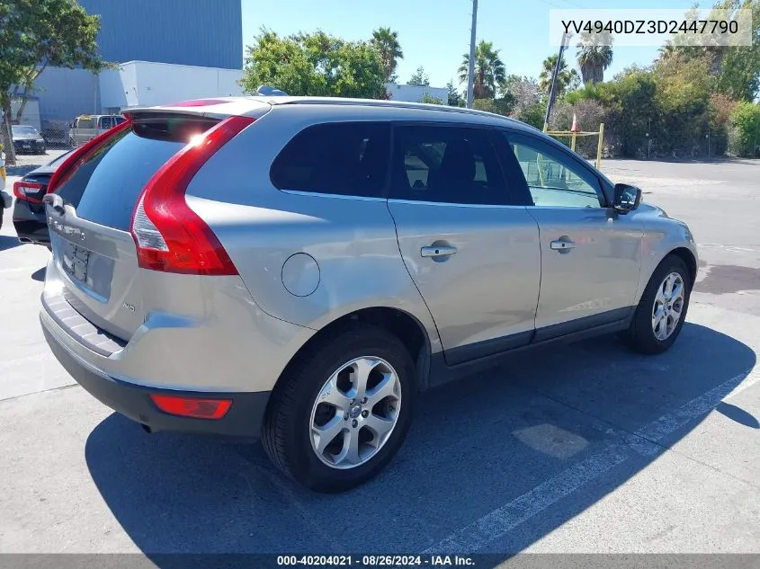 2013 Volvo Xc60 3.2 Premier Plus VIN: YV4940DZ3D2447790 Lot: 40204021