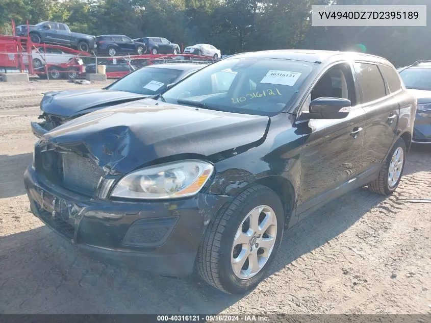 YV4940DZ7D2395189 2013 Volvo Xc60 3.2/3.2 Platinum/3.2 Premier/3.2 Premier Plus