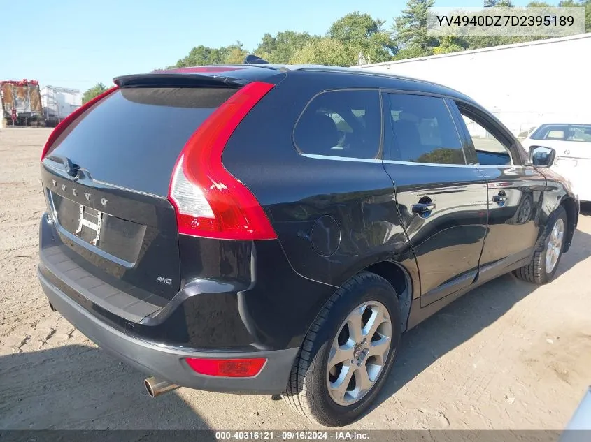 2013 Volvo Xc60 3.2/3.2 Platinum/3.2 Premier/3.2 Premier Plus VIN: YV4940DZ7D2395189 Lot: 40316121