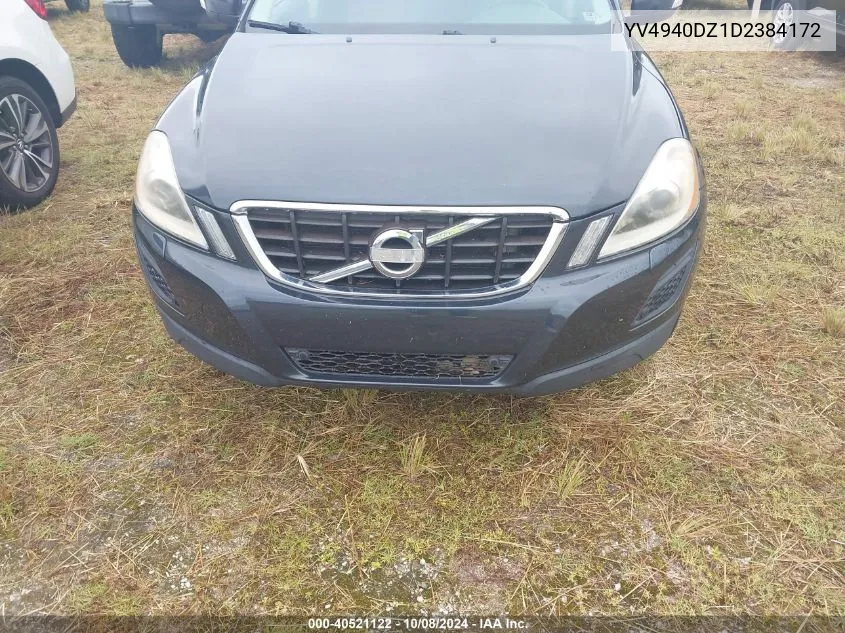 2013 Volvo Xc60 3.2 VIN: YV4940DZ1D2384172 Lot: 40521122