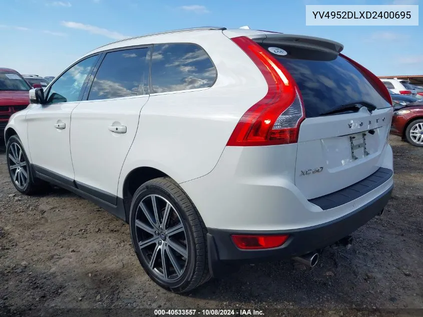 2013 Volvo Xc60 3.2 VIN: YV4952DLXD2400695 Lot: 40533557