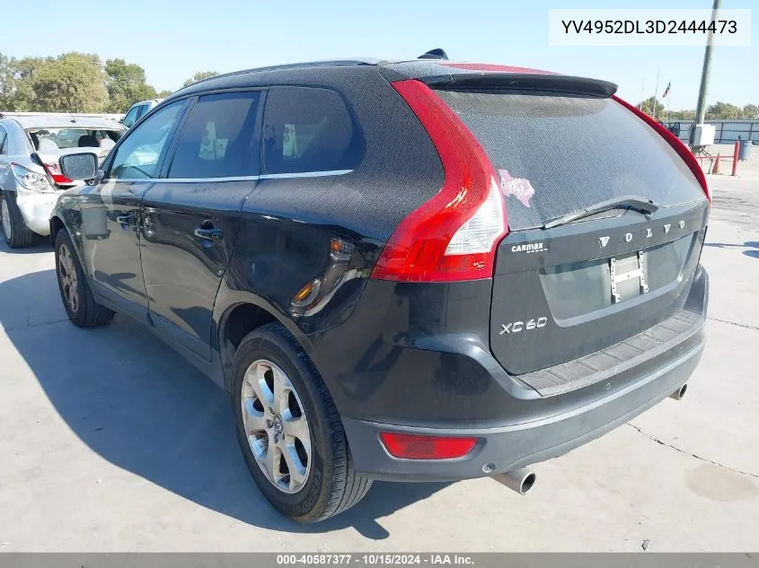 2013 Volvo Xc60 3.2 Premier VIN: YV4952DL3D2444473 Lot: 40587377