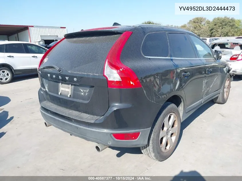 2013 Volvo Xc60 3.2 Premier VIN: YV4952DL3D2444473 Lot: 40587377