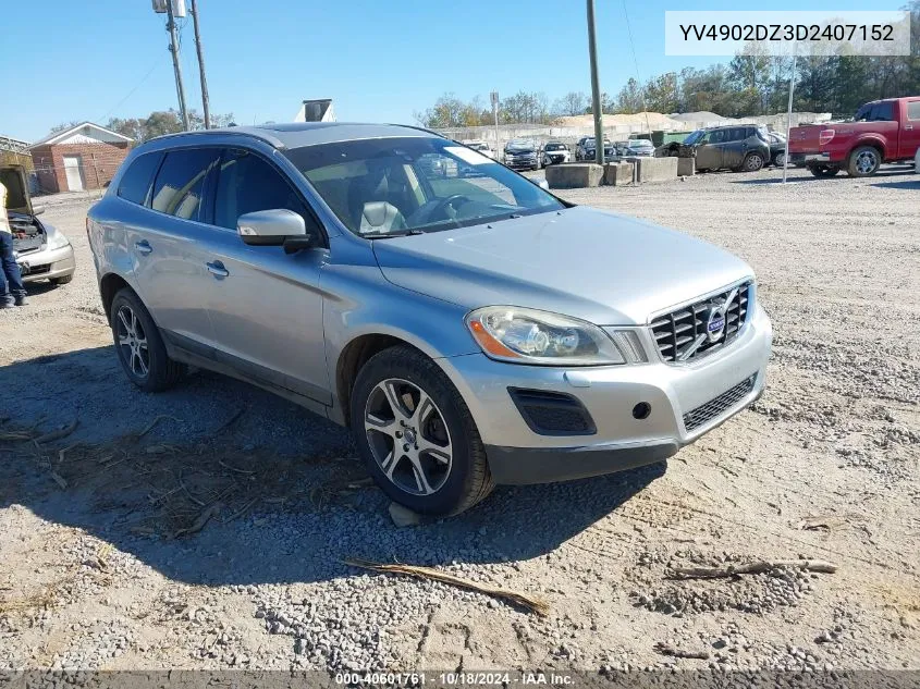 2013 Volvo Xc60 T6 VIN: YV4902DZ3D2407152 Lot: 40601761