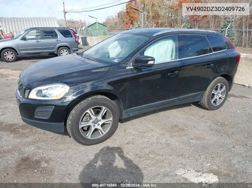 2013 Volvo Xc60 T6/T6 Platinum/T6 Premier Plus/T6 R-Design/T6 R-Design Platinum/T6 R-Design Premier Plus VIN: YV4902DZ3D2409726 Lot: 40716980