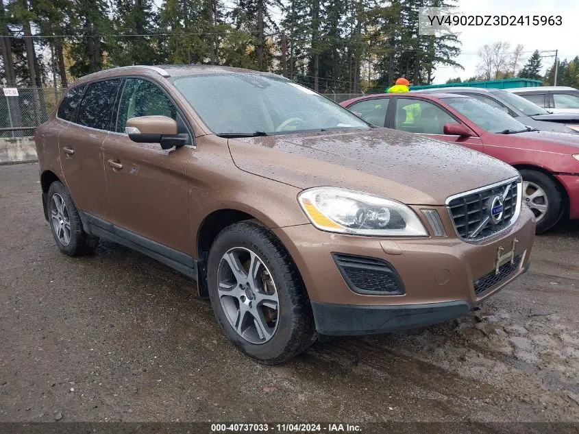 YV4902DZ3D2415963 2013 Volvo Xc60 T6