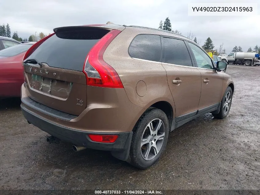 2013 Volvo Xc60 T6 VIN: YV4902DZ3D2415963 Lot: 40737033