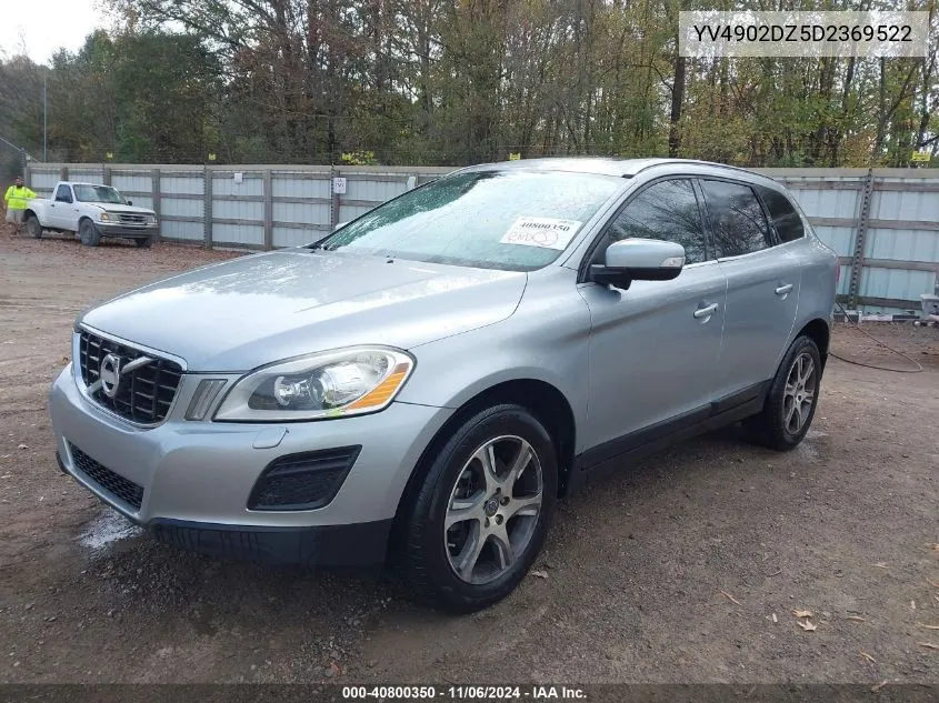 2013 Volvo Xc60 T6 VIN: YV4902DZ5D2369522 Lot: 40800350