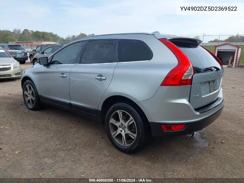 2013 Volvo Xc60 T6 VIN: YV4902DZ5D2369522 Lot: 40800350